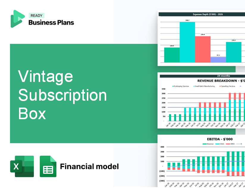 Vintage Subscription Box Financial Model