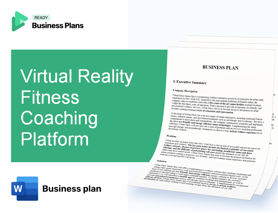 Virtual Reality Fitness Coaching Platform Business Plan