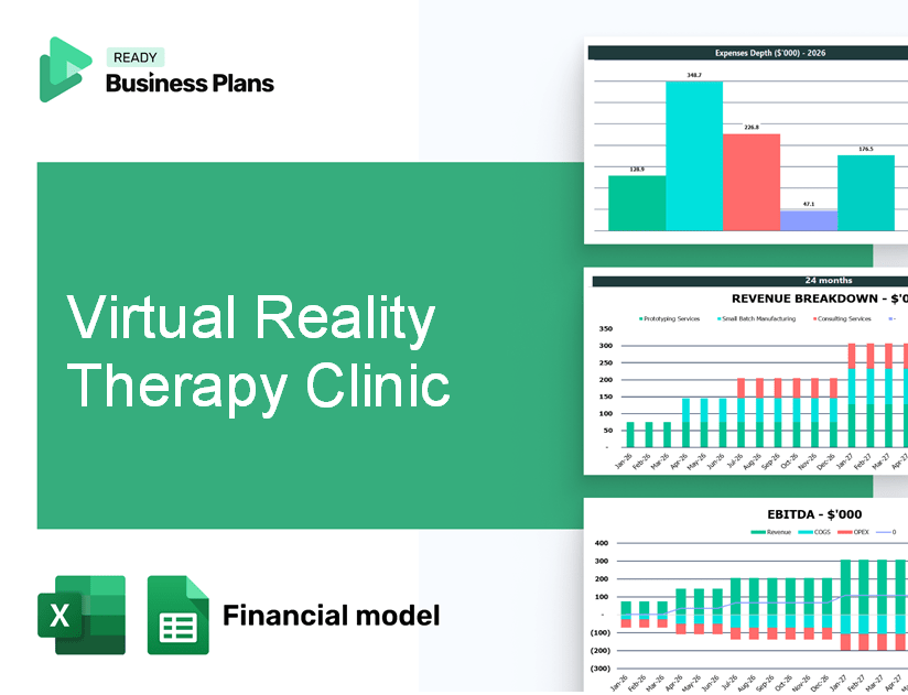 Virtual Reality Therapy Clinic Financial Model