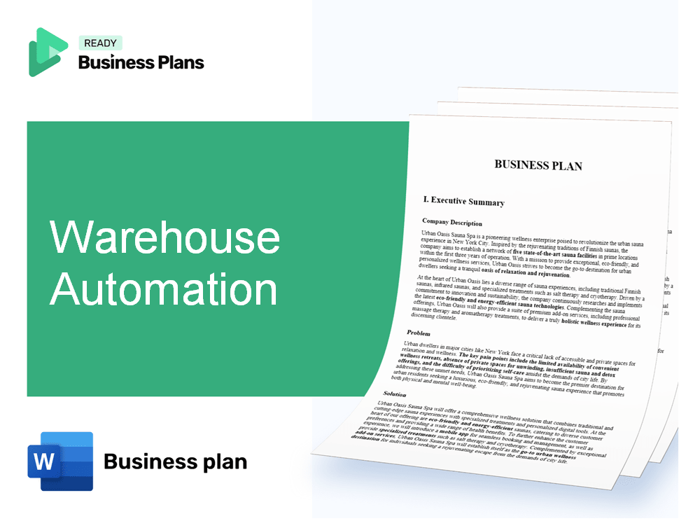 Warehouse Automation Business Plan