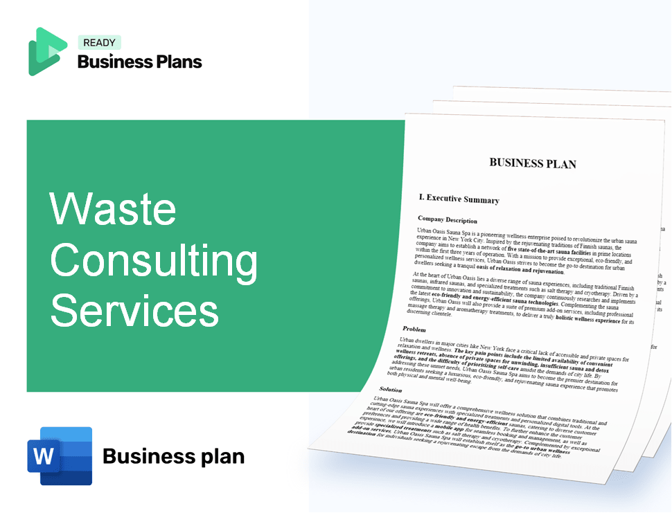 Waste Consulting Services Business Plan