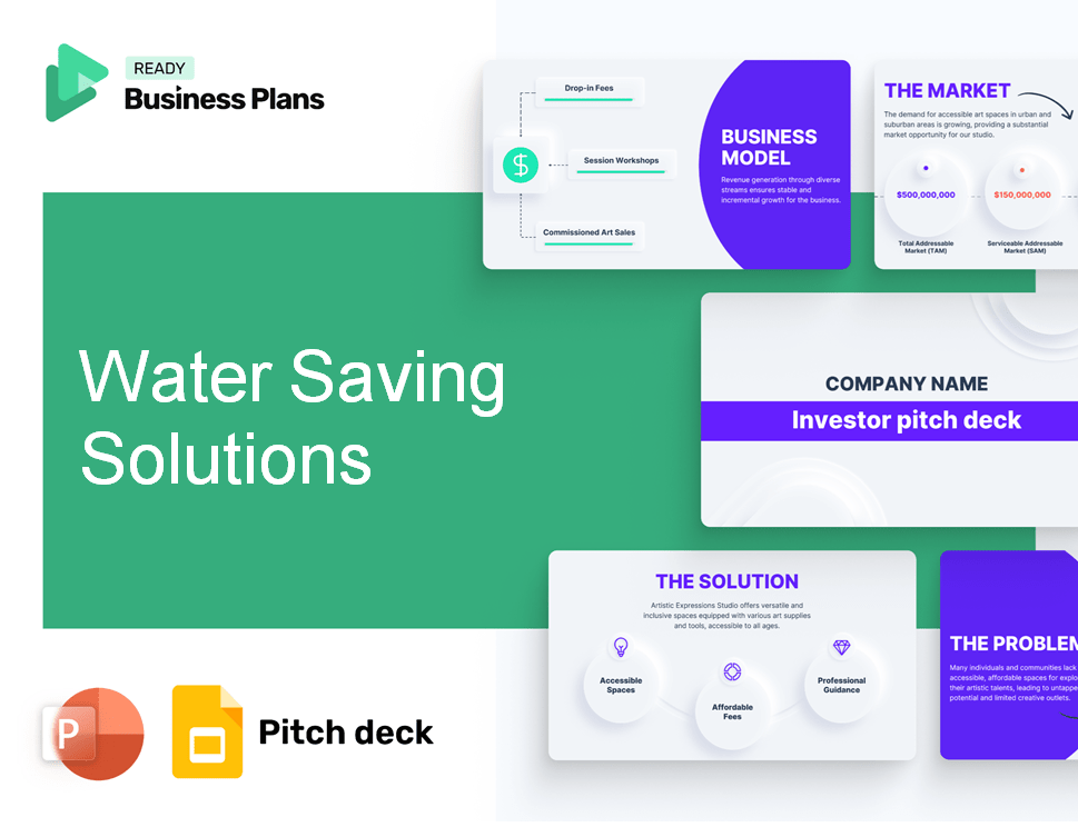 Water Saving Solutions Pitch Deck