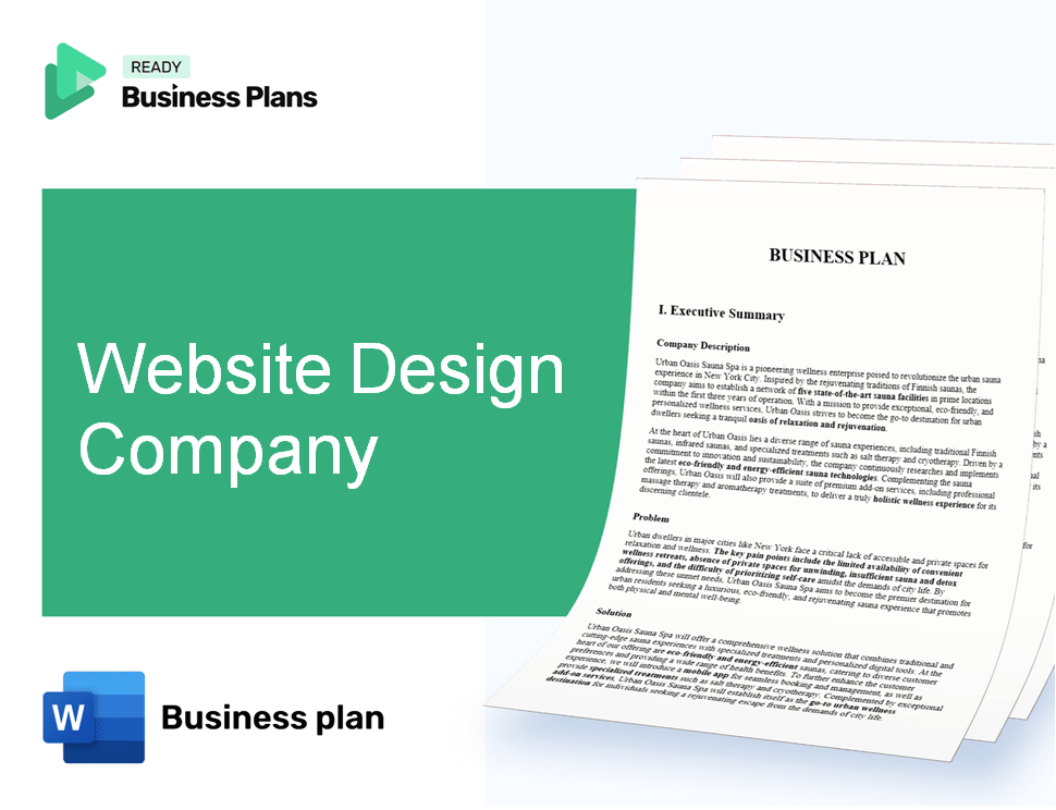Website Design Company Business Plan