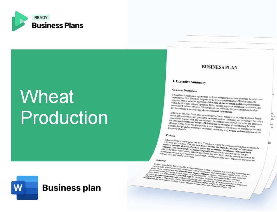 Wheat Production Business Plan