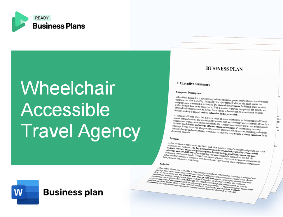 Wheelchair Accessible Travel Agency Business Plan