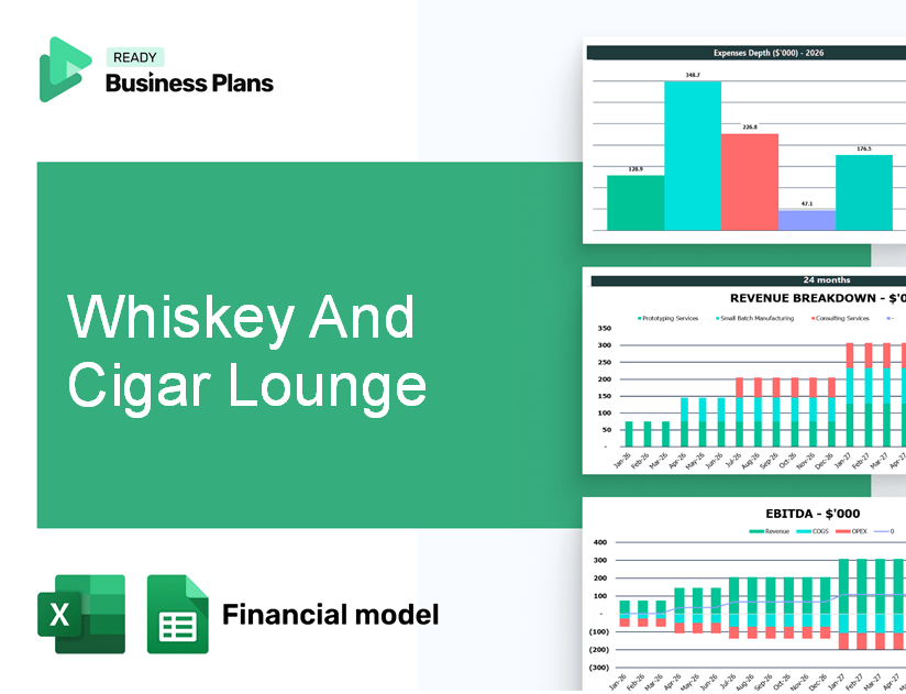Whiskey And Cigar Lounge Financial Model