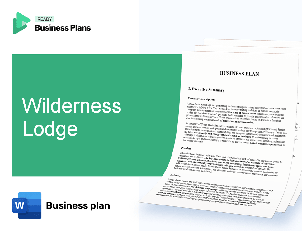 Wilderness Lodge Business Plan