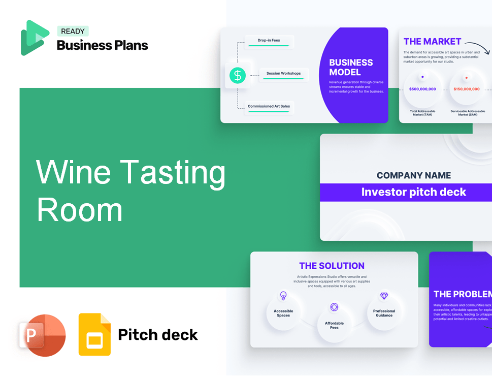 Wine Tasting Room Pitch Deck