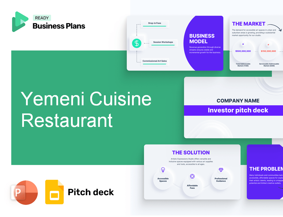 Yemeni Cuisine Restaurant Pitch Deck