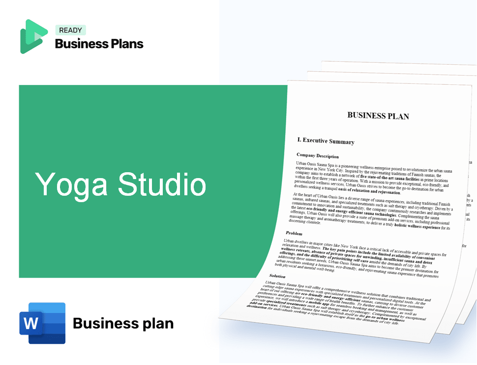 Yoga Studio Business Plan