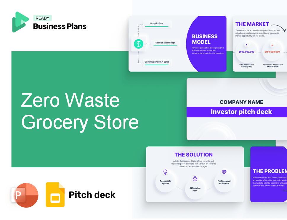 Zero Waste Grocery Store Pitch Deck